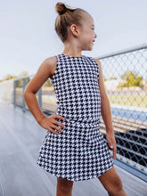 Active Skort Set - Black Houndstooth